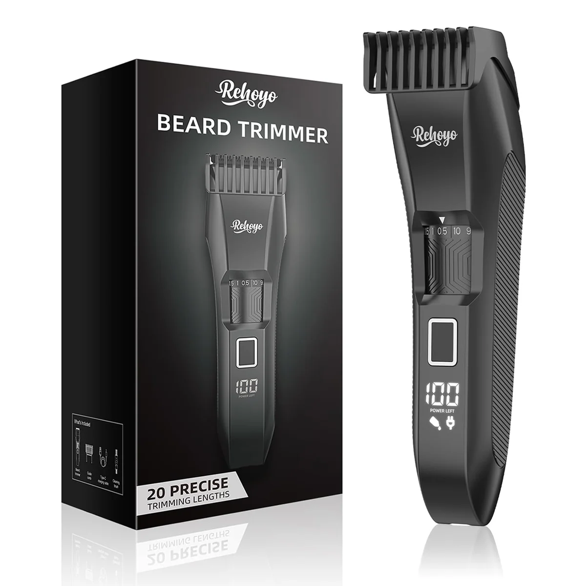 Beard Trimmer for Men Adjustable: Professional Cordless Trimmer with 20 Review